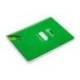 CUADERNO ESPIRAL LIDERPAPEL DI N A5 PAUTAGUIA TAPA DURA 80H 90 GR CUADRO PAUTADO 4MM COLOR VERDE