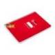 CUADERNO ESPIRAL LIDERPAPEL DI N A5 PAUTAGUIA TAPA DURA 80H 90 GR CUADRO PAUTADO 4MM COLOR ROJO