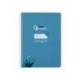 CUADERNO ESPIRAL LIDERPAPEL DI N A5 PAUTAGUIA TAPA DURA 80H 90 GR CUADRO PAUTADO 4MM COLOR AZUL