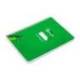 CUADERNO ESPIRAL LIDERPAPEL DI N A5 PAUTAGUIA TAPA DURA 80H 90 GR CUADRO PAUTADO 3MM COLOR VERDE