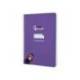 CUADERNO ESPIRAL LIDERPAPEL DI N A5 PAUTAGUIA TAPA DURA 80H 90 GR CUADRO PAUTADO 3MM COLOR LILA