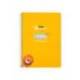 CUADERNO ESPIRAL LIDERPAPEL DI N A5 PAUTAGUIA TAPA DURA 80H 90 GR CUADRO PAUTADO 3MM COLOR AMARILLO