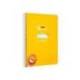 CUADERNO ESPIRAL LIDERPAPEL DI N A5 PAUTAGUIA TAPA DURA 80H 90 GR CUADRO PAUTADO 3MM COLOR AMARILLO