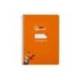 CUADERNO ESPIRAL LIDERPAPEL DI N A5 PAUTAGUIA TAPA BLANDA 40H 75 GR CUADRO PAUTADO 4MM COLOR NARANJA