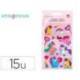 PEGATINAS IMAGINOVO UNICORNIOS MAGIC DREAMS CON BRILLO 190X105 MM EN BLISTER