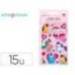 PEGATINAS IMAGINOVO UNICORNIOS MAGIC DREAMS CON BRILLO 190X105 MM EN BLISTER