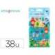 PEGATINAS IMAGINOVO CUTE ANIMALES BOSQUE CON RELIEVE 190X105 MM EN BLISTER