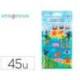 PEGATINAS IMAGINOVO CUTE ANIMALES SAFARI CON RELIEVE 190X105 MM EN BLISTER