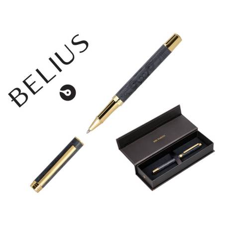 ROLLER BELIUS WILD WEST ALUMINIO COLOR NEGRO DORADO TINTA COLOR NEGRO CAJA DE DISEÑO