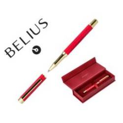 ROLLER BELIUS WILD WEST ALUMINIO COLOR GRANATE DORADO TINTA COLOR NEGRO CAJA DE DISEÑO