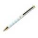 BOLIGRAFO BELIUS PERFECT PICNIC DAY ALUMINIO COLOR AZUL CELESTE DORADO TINTA AZULCAJA DE DISEÑO
