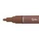 ROTULADOR LIDERPAPEL ACRYLIC BASE AGUA TODO TIPO DE SUPERFICIE PUNTA REDONDA 3 MM MARRON