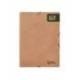 CARPETA LIDERPAPEL GOMAS DIN A4+ COLOR KRAFT MARRON CARTULINA