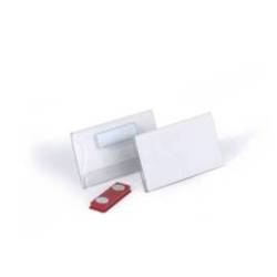 IDENTIFICADOR CON IMAN DURABLE HORIZONTAL PVC 40X75 MM