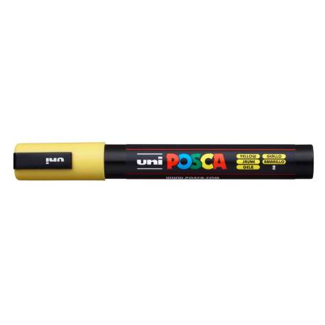 ROTULADOR UNI POSCA PC-5M AMARILLO