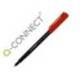 ROTULADOR Q-CONNECT RETROPROYECCION PUNTA FIBRA SUPER FINA REDONDA 0.5 MM PERMANENTE ROJO