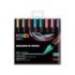 ROTULADOR UNI POSCA PC-5M/8C ESTUCHE DE 8 UNIDADES COLORES METALICOS SURTIDOS