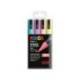 ROTULADOR UNI POSCA PC-5M/4C ESTUCHE DE 4 UNIDADES COLORES PASTEL SURTIDOS