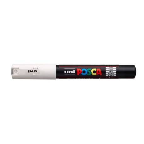 ROTULADOR UNI POSCA 0,7 MM PC-1M BLANCO