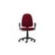Silla con ruedas de oficina giratoria 360 Q-Connect respaldo medio burdeos