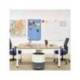 Pizarra Blanca Lacada Magnetica con Mural Ski WhiteBoard® 100x150 Rocada