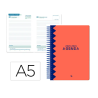 AGENDA ESCOLAR LIDERPAPEL 25-26 ESPIRAL CLASSIC ROJO DIA PAGINA A5 BILINGÜE PAPEL FSC 70 GR