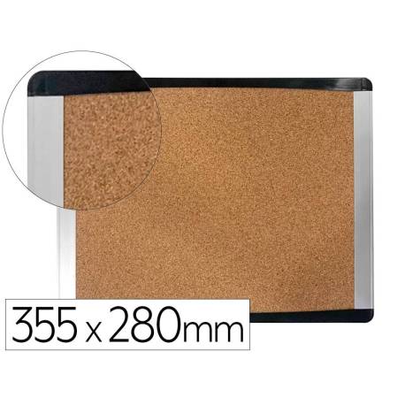 PIZARRA CORCHO BI-OFFICE INKA RECICLADO MARCO DE ALUMINIO 355X280 CM