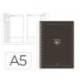 AGENDA ESCOLAR ANTARTIK 25-26 ESPIRAL ESSENTIALS NEGRO DIA PAGINA A5 BILINGÜE PAPEL FSC 80 GR