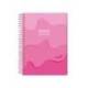 AGENDA ESCOLAR LIDERPAPEL 25-26 ESPIRAL MELTING ROSA DIA PAGINA A5 BILINGÜE PAPEL FSC 80 GR