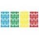 GOMETS LIDERPAPEL FIGURAS SURTIDAS BOLSA DE 12 HOJAS FIGURAS GEOMETRICAS MEDIANAS COLORES SURTIDOS