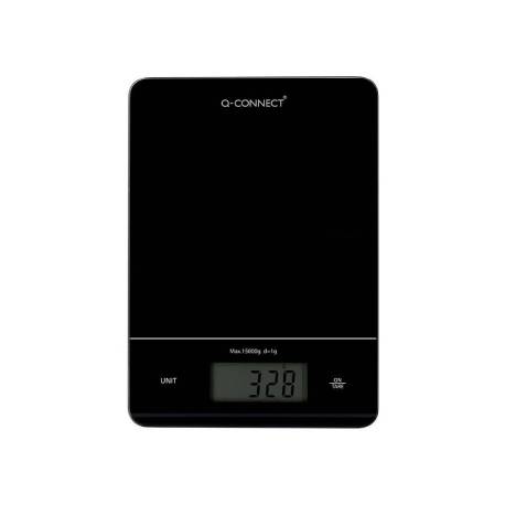 BASCULA PRECISION Q-CONNECT DIGITAL CON PANTALLA LCD PRECISION 1 GR CAPACIDAD DE 5 GR A 15 KG 240X170X17,5MM