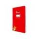 CUADERNO ESPIRAL LIDERPAPEL DI N A4 PAUTAGUIA TAPA BLANDA 80H 75 GR CUADRO PAUTADO 3MM COLOR ROJO