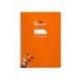 CUADERNO ESPIRAL LIDERPAPEL DI N A4 PAUTAGUIA TAPA BLANDA 80H 75 GR CUADRO PAUTADO 3MM COLOR NARANJA