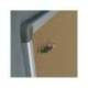 PIZARRA CORCHO ROCADA MARCO ALUMINIO CON CANTONERAS 60X90 CM