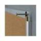 PIZARRA CORCHO ROCADA MARCO ALUMINIO CON CANTONERAS 45X60 CM