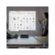 PIZARRA BLANCA ROCADA SKINMATT PROYECCION MATE LACADA MAGNETICA 75X115 CM