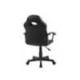 SILLA ROCADA GAMING CON BRAZOS FIJOS BASE NYLON CON RUEDAS SIMILPIEL NEGRO/AZUL 435X430X880-995 MM