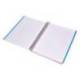 CUADERNO ESPIRAL LIDERPAPEL A4 MICRO THINK TAPA PLASTICO 140H 80 GR CUADRO 5MM 5 BANDAS 4 TALADROS 4