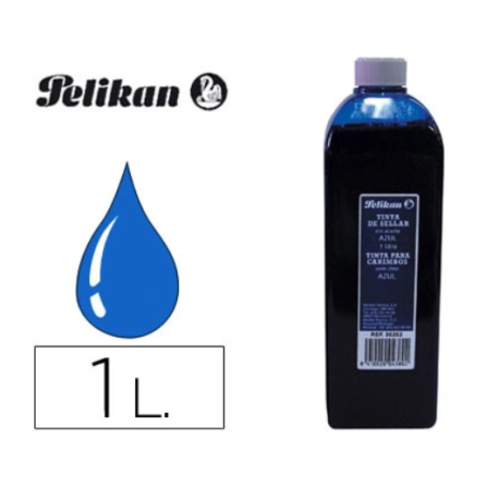 TINTA TAMPON PELIKAN AZUL BOTE 1 LITRO