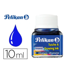 TINTA CHINA PELIKAN AZUL ULTRAMAR BOTE DE 10 ML