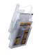 EXPOSITOR MURAL ARCHIVO 2000 DE PARED 3 BANDEJAS DIN A4 TRANSPARENTE 155X239X445 MM SEPARADORES MOVILES AJUSTABLES