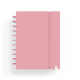 CUADERNO CARCHIVO INGENIOX FOAM A5 80H CUADRICULA ROSA PASTEL
