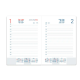 AGENDA ENCUADERNADA LIDERPAPEL CORFU 150X210 MM 2026 DIA PAGINA AZUL PAPEL 60 GR