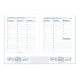 AGENDA ENCUADERNADA LIDERPAPEL CRETA 150X210 MM 2026 SEMANA VISTA TURQUOISE PAPEL 70 GR