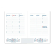 AGENDA ENCUADERNADA LIDERPAPEL CRETA 170X240 MM 2026 SEMANA VISTA AZUL PAPEL 70 GR