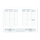 AGENDA ENCUADERNADA LIDERPAPEL CRETA 170X240 MM 2026 SEMANA VISTA BURGUNDY PAPEL 70 GR