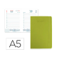 AGENDA ENCUADERNADA LIDERPAPEL MYKONOS 150X210 MM 2026 DIA PAGINA VERDE CLARO PAPEL 70 GR FSC