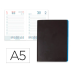AGENDA ENCUADERNADA LIDERPAPEL SIFNOS A5 2026 DIA PAGINA AZUL PAPEL 70 GR FSC