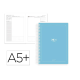 AGENDA ESPIRAL ANTARTIK ESSENTIALS A5+ 2026 DÍA PÁGINAAZUL CLARO PAPEL 80G FSC