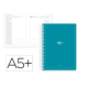 AGENDA ESPIRAL ANTARTIK ESSENTIALS A5+ 2026 DÍA PÁGINATURQUESA PAPEL 80G FSC